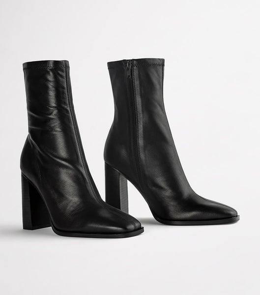 Black Tony Bianco Ines Black Como 10cm Heeled Boots | YUSGT87460