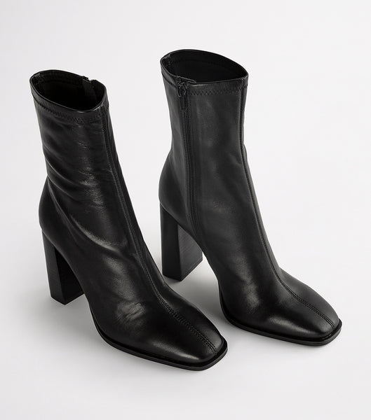 Black Tony Bianco Ines Black Como 10cm Heeled Boots | YUSGT87460