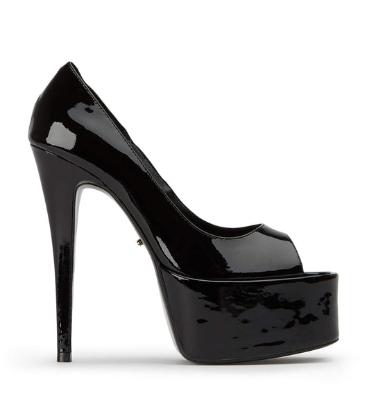 Black Tony Bianco Jolee Black Patent 15cm Stiletto Heels | MUSFT21441