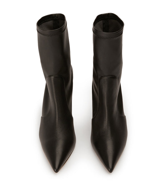 Black Tony Bianco Kartia Black Nappa/Black Venezia 9.5cm Stiletto Boots | USJVR58541