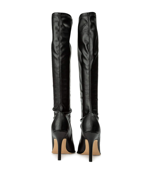 Black Tony Bianco Knight Black Venezia 9.5cm Mid Calf Boots | PUSQX54225