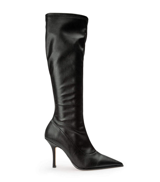 Black Tony Bianco Knight Black Venezia 9.5cm Mid Calf Boots | PUSQX54225