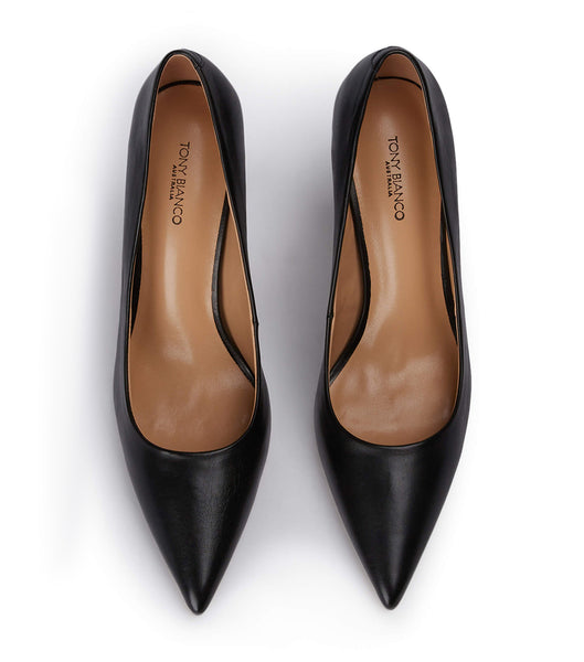 Black Tony Bianco Kysaia Black Como 9.5cm Court Shoes | YUSVQ70499