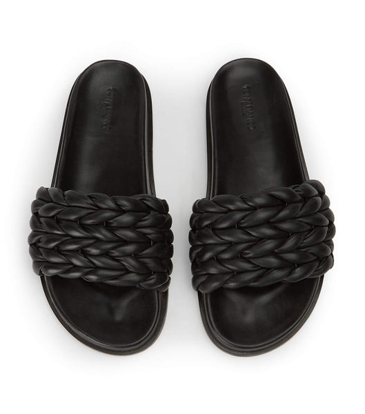Black Tony Bianco Layton Black Nappa Sandals | PUSER98951