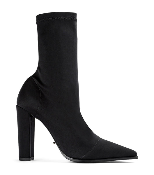 Black Tony Bianco Lila Black Lycra 10.3cm Ankle Boots | QUSUV82384