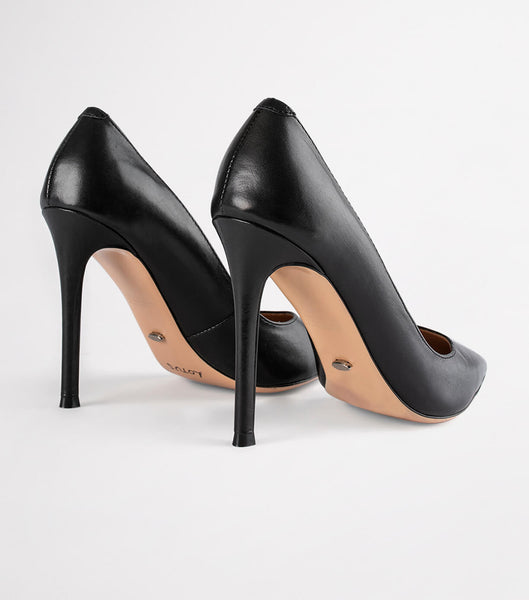 Black Tony Bianco Lotus Black Como 10.3cm Court Shoes | BUSSO28334