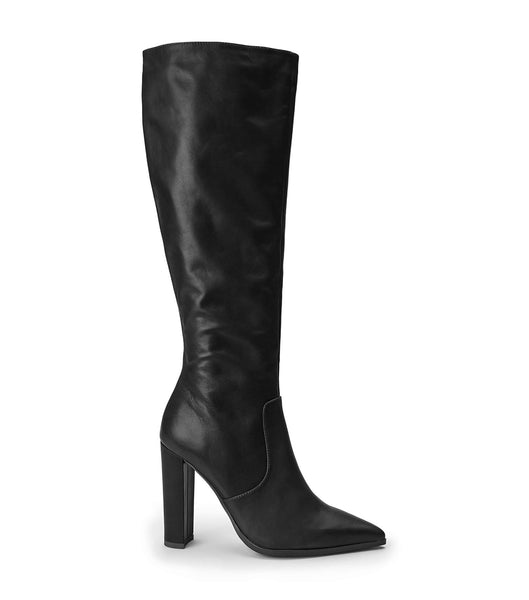 Black Tony Bianco Lucille Black Venice 10.3cm Knee High Boots | USNZX18124