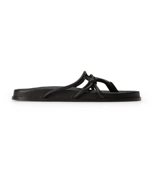 Black Tony Bianco Luelle Black Nappa Sandals | USJZR66998