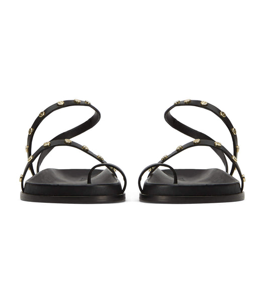 Black Tony Bianco Lyvia Black Sandals | USIIZ63523