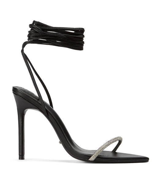 Black Tony Bianco Makai Black Nappa 10.5cm Stiletto Heels | YUSGT34270