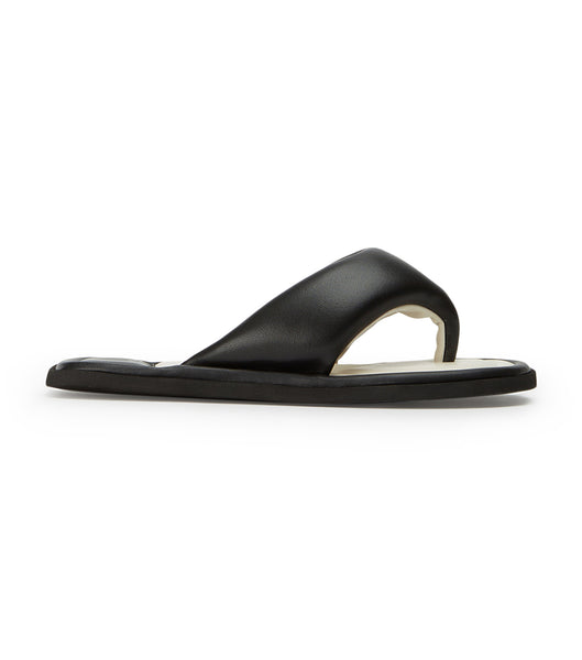 Black Tony Bianco Nikki Black Nappa Slides | USDFL19591