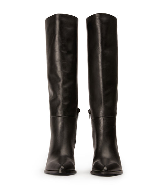 Black Tony Bianco Peppe Black Como 7.5cm Mid Calf Boots | LUSTR39818