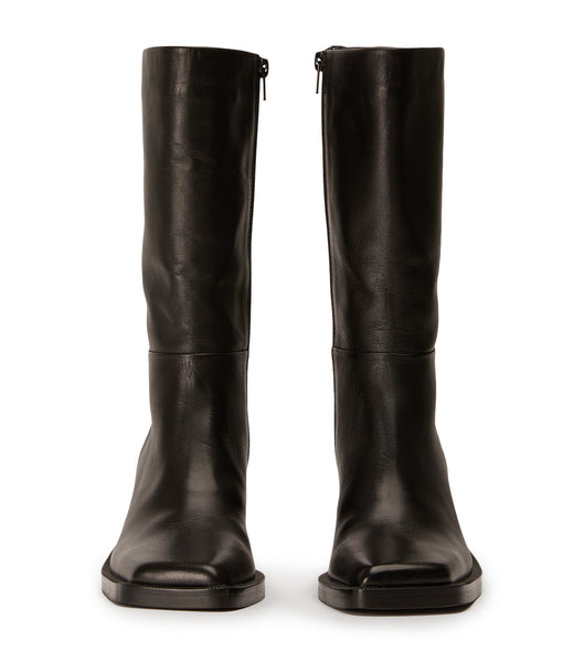 Black Tony Bianco Prestige Black Como 8cm Knee High Boots | AUSWC46323