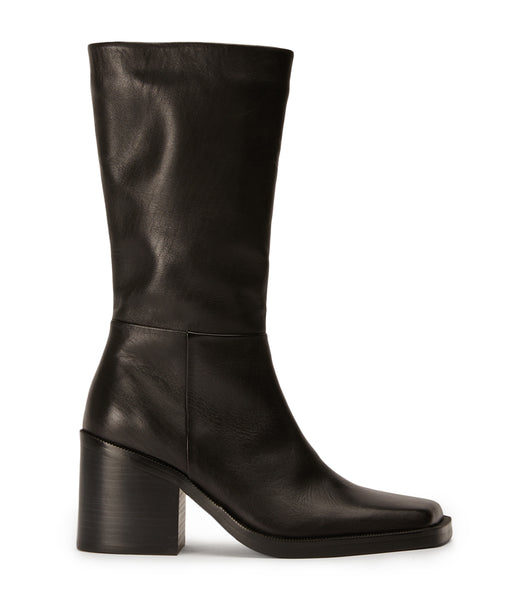 Black Tony Bianco Prestige Black Como 8cm Knee High Boots | AUSWC46323