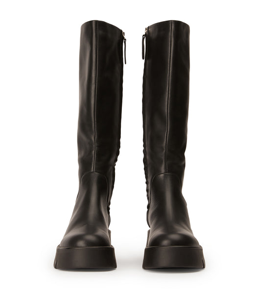 Black Tony Bianco Rage Black Turin 5.5cm Knee High Boots | FUSUI76095