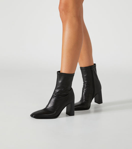 Black Tony Bianco Rover Black Venice 8.5cm Ankle Boots | USEAH45798