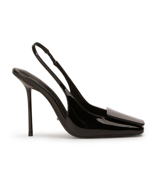 Black Tony Bianco Rue Black Patent 10.5cm Stiletto Heels | QUSUV94369