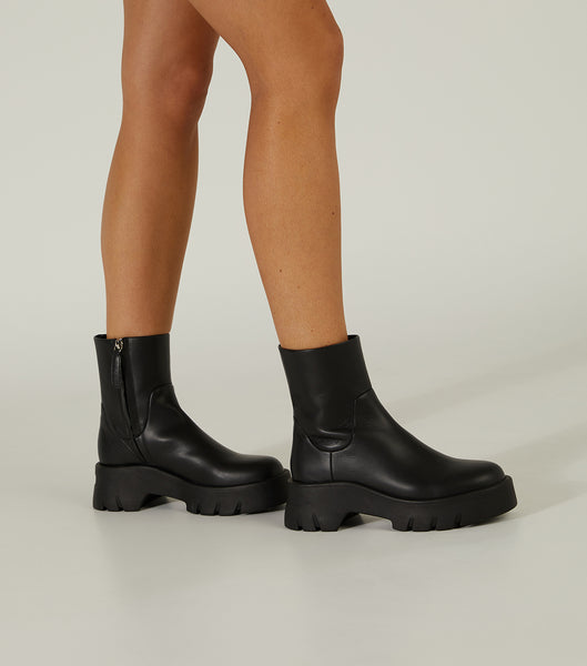 Black Tony Bianco Rumble Black Turin 5.5cm Ankle Boots | AUSWC86951