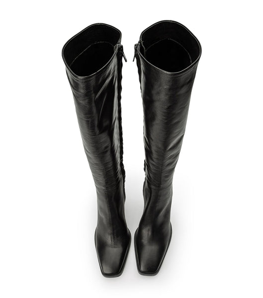 Black Tony Bianco Rylee Black Venice 8.5cm Heeled Boots | USNZX45459