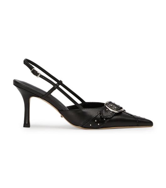 Black Tony Bianco Sadie Black Como 8cm Court Shoes | USQCS60346