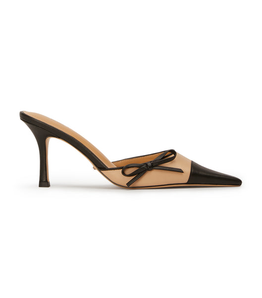 Black Tony Bianco Shirley Beech/Black 8cm Low Heels | EUSVG28798