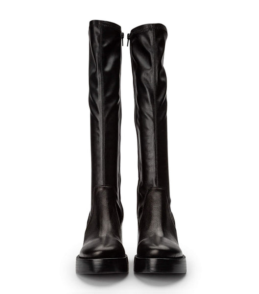 Black Tony Bianco Tibby Black Venice/Black Venezia 9cm Platform Boots | EUSVG19796