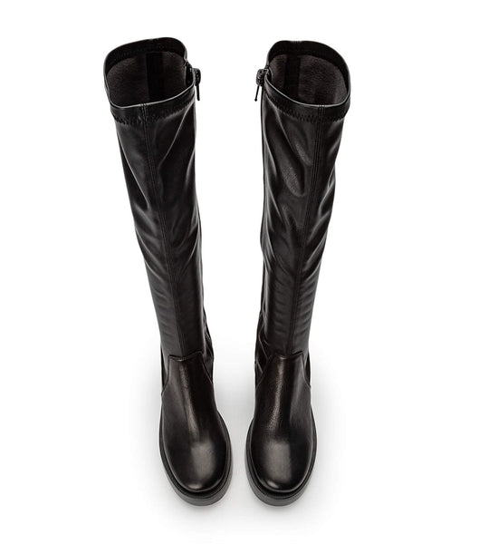 Black Tony Bianco Tibby Black Venice/Black Venezia 9cm Mid Calf Boots | EUSVG58039