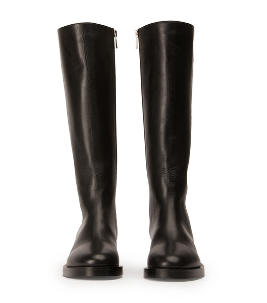 Black Tony Bianco Torres Black Como 4cm Mid Calf Boots | USNEJ88118