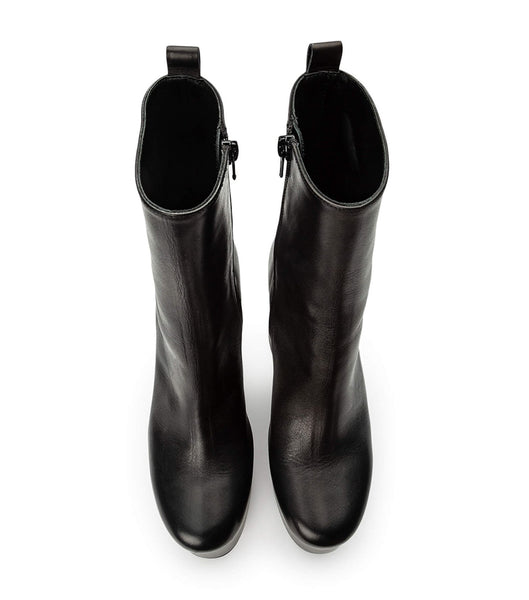 Black Tony Bianco Tyra Black Como 12cm Heeled Boots | AUSDF41663