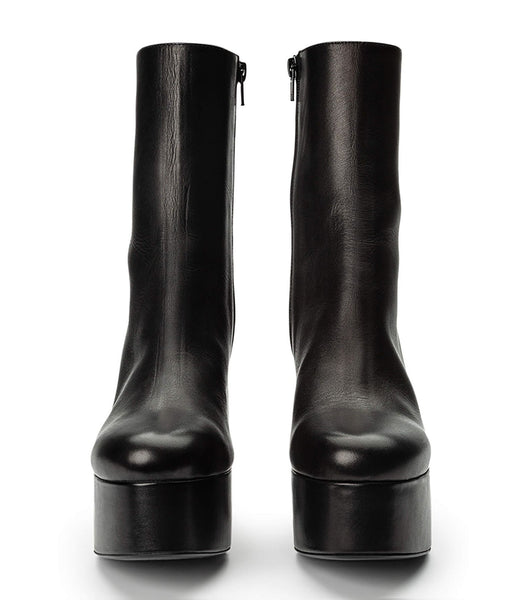 Black Tony Bianco Tyra Black Como 12cm Heeled Boots | AUSDF41663