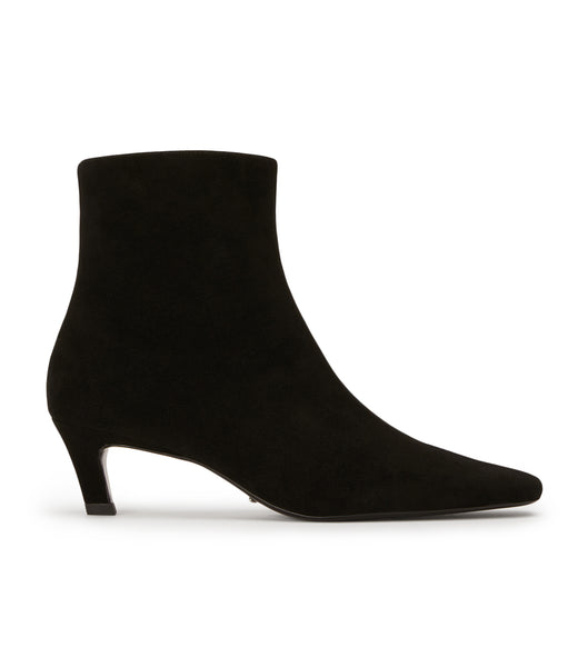 Black Tony Bianco Vicci Black Suede 5cm Ankle Boots | USCVG69514