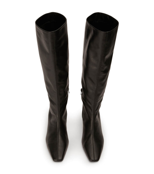 Black Tony Bianco Vixon Black Venice 5cm Mid Calf Boots | BUSSO43075