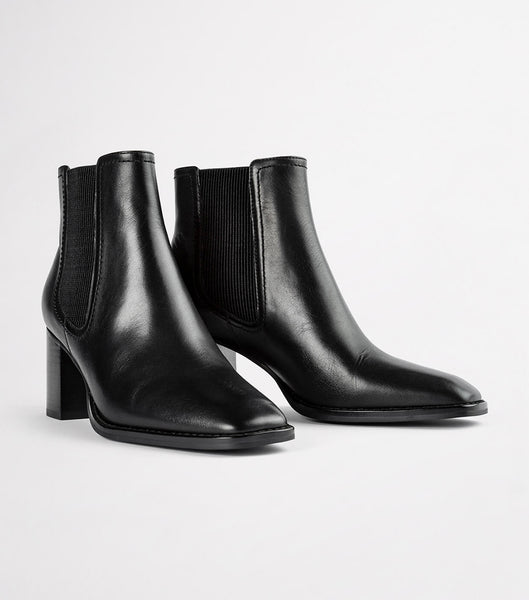 Black Tony Bianco Wager Black Como 6.5cm Heeled Boots | USQAV69685