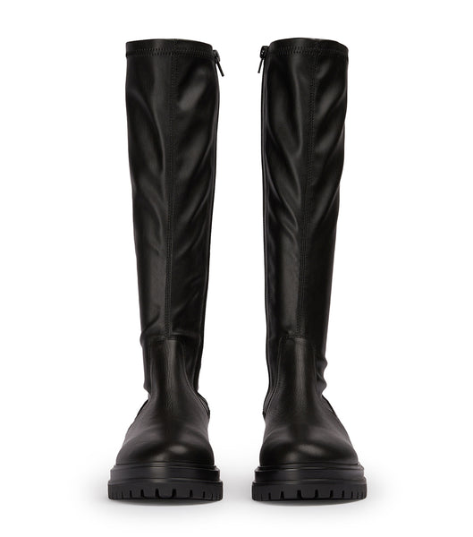 Black Tony Bianco Waze Black Venice/Black Venezia 4.5cm Knee High Boots | USXBR22564