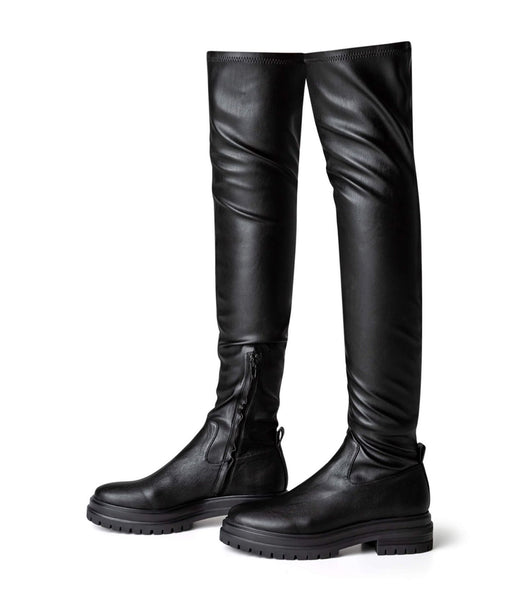 Black Tony Bianco Wild Black Venezia 4.5cm Combat Boots | DUSKV46757