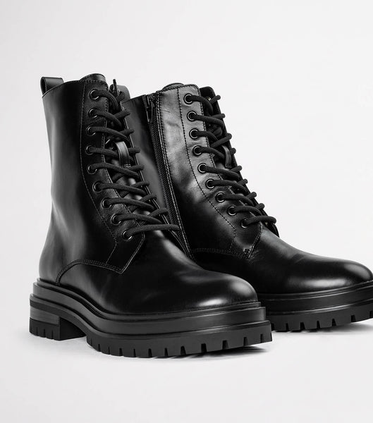 Black Tony Bianco Wya Black Como 4.5cm Combat Boots | AUSDF44476