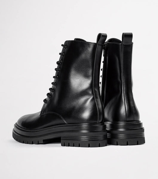 Black Tony Bianco Wya Black Como 4.5cm Combat Boots | AUSDF44476