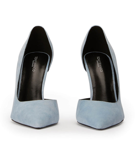 Blue Tony Bianco Alyx Sky Suede 10.5cm Event Heels | USJBT65447