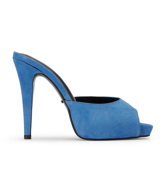 Blue Tony Bianco Love Blue Suede 12cm Stiletto Heels | USIIZ55638