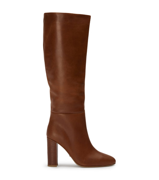 Brown Tony Bianco Boss Cognac 9.5cm Heeled Boots | EUSHC23872