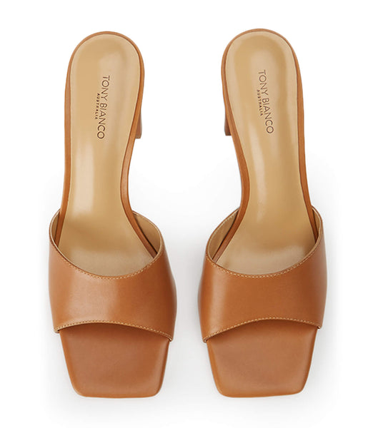 Brown Tony Bianco Cyrus Tan Como 8.5cm Low Heels | SUSVO45340