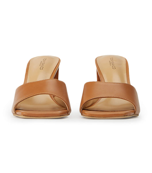 Brown Tony Bianco Cyrus Tan Como 8.5cm Low Heels | SUSVO45340