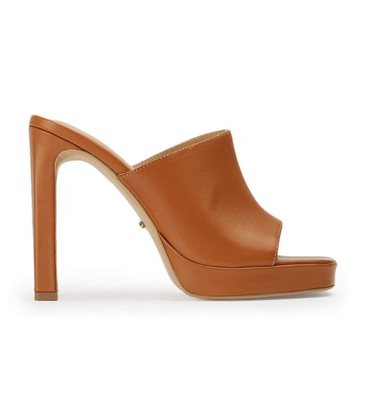 Brown Tony Bianco Dover Tan Como 11.5cm Block Heels | TUSWZ98564