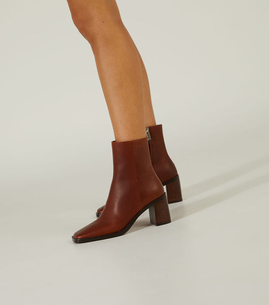 Brown Tony Bianco Dream Cognac 7.5cm Ankle Boots | USEGJ41424