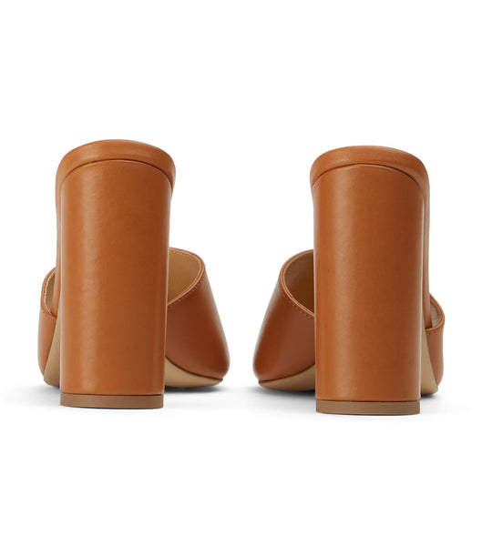 Brown Tony Bianco Farani Tan Como 10.5cm Block Heels | USJBT43786