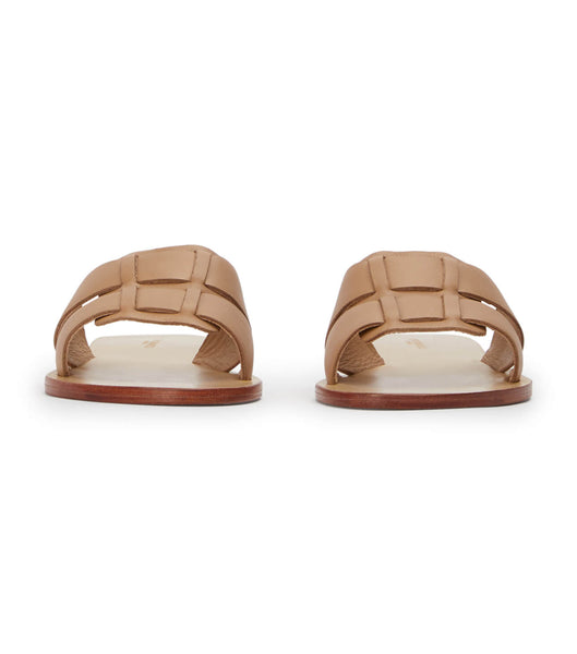 Brown Tony Bianco Force Camel 1cm Sandals | USDYB97894