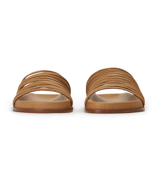 Brown Tony Bianco Libi Biscuit Nappa Sandals | DUSKV75202