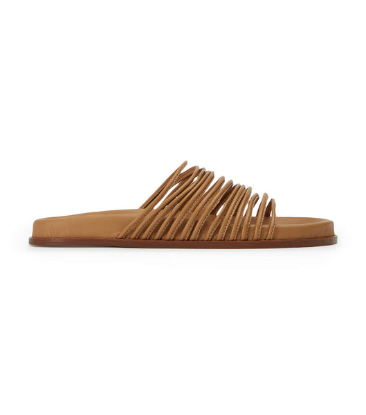 Brown Tony Bianco Libi Biscuit Nappa Sandals | DUSKV75202