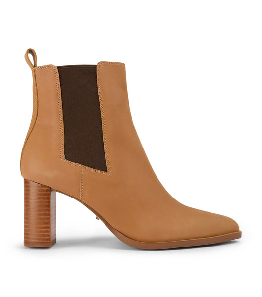 Brown Tony Bianco Piston Caramel Diesel/Choc Wax 7.5cm Heeled Boots | USEGJ14967