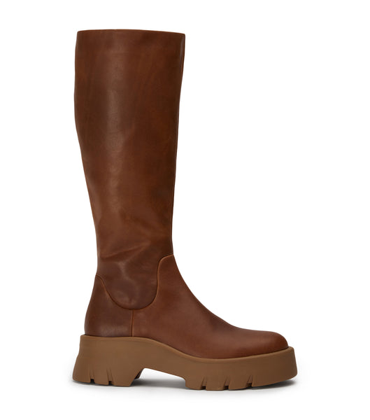 Brown Tony Bianco Rage Cognac 5.5cm Knee High Boots | ZUSNQ18199